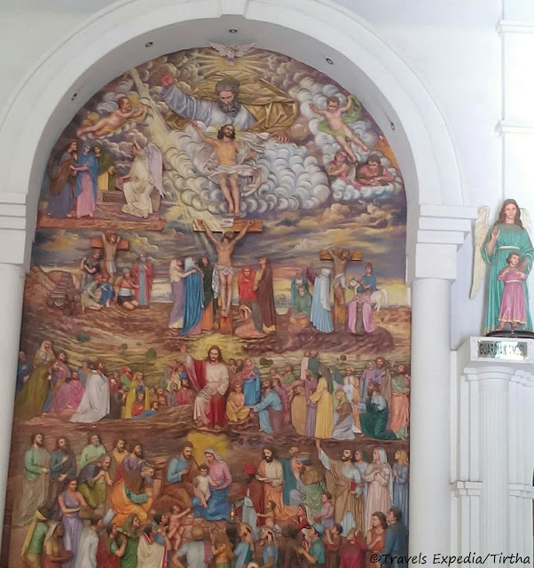 wall painting in church