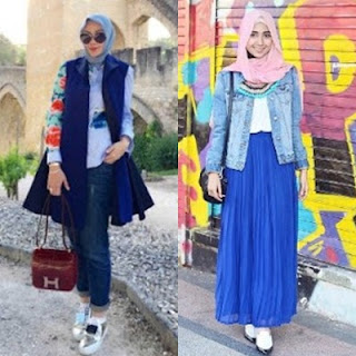 14 Style Hijab Dengan Jaket Parka Wanita Dan Jaket Korea Model Terbaru