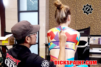 Body Painting MAC Cosmetics Jakarta