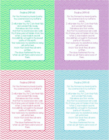 Baby Verse Psalm 139 - Free Printable