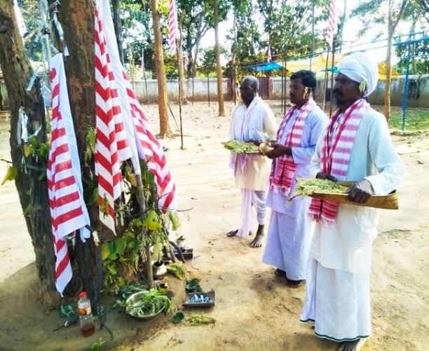 आदिवासी भूमिज समाज का माघ बुरु बोंगा