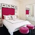 Black White Pink Bedroom