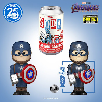 Entertainment Earth Exclusive Avengers: Endgame Captain America Vinyl Soda Figure by Funko