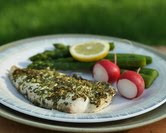 Herb-Coated Broiled Fish