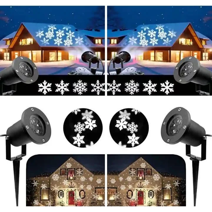 Koot Christmas Projector LED Lights - Outdoor Waterproof Snowflake Decoration Lightings