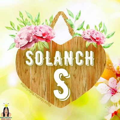 Solapín para imprimir - Nombre Solanch