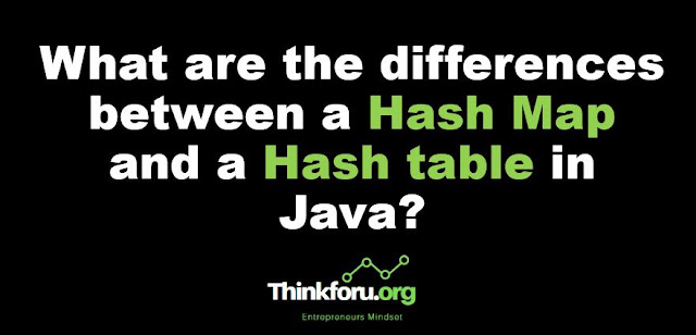 Cover Image of What are the differences between a Hash Map and a Hash table in Java?