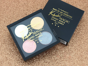 MAC Make-up Art Cosmetics Collection | Kabuki Magic Dazzleshadow X 4 Palette: Review and Swatches 