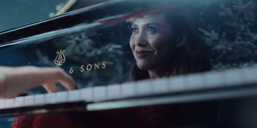 Myleene Klass Plays The Piano In Littlewoods Beautiful 2015 Christmas Advert