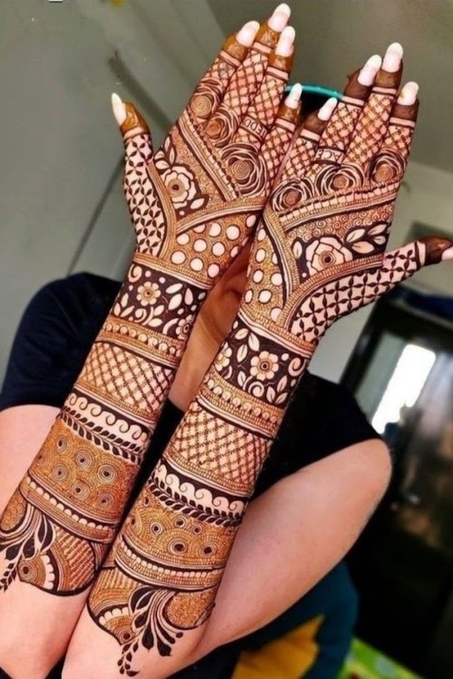 Bharwa Bridal Mehndi Design