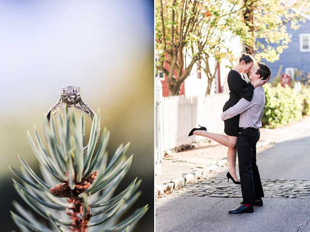 Downtown Annapolis Winter Engagement Photos by Heather Ryan Photography