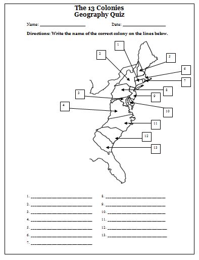 Map Of 13 Colonies With Cities. of the 13 colonies, a map