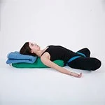 Reclining Bound Angle Pose (Supta Baddha Konasana)