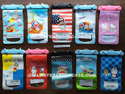 jual waterproof case gambar kartun