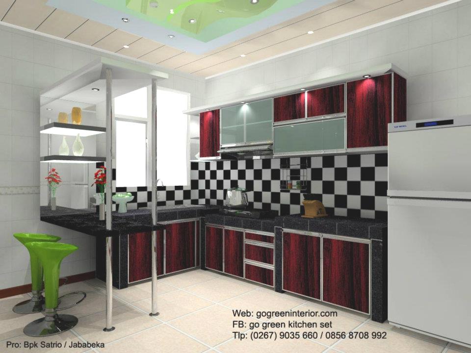 desain gambar dapur cantik
