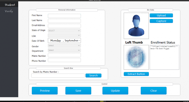 Biometric Attendance Management System 