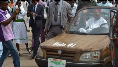Photos: Made in Nigeria wooden car!!!