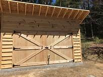 how to build a door for a lean to shed