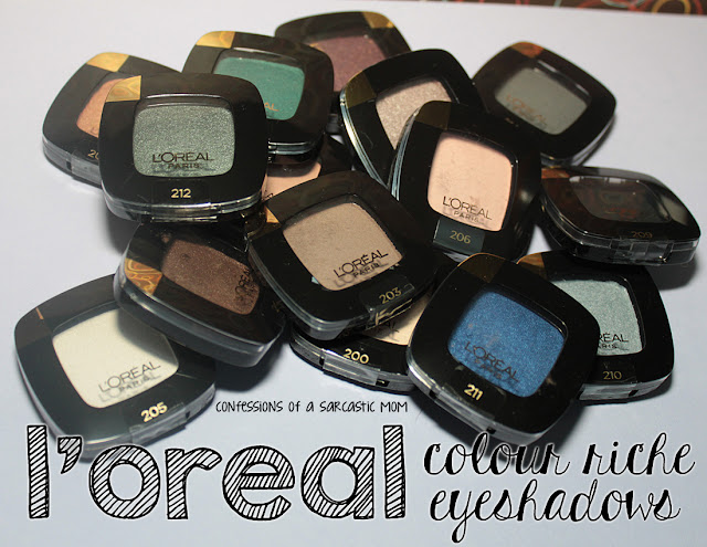 L'Oreal Color Riche Eyeshadows