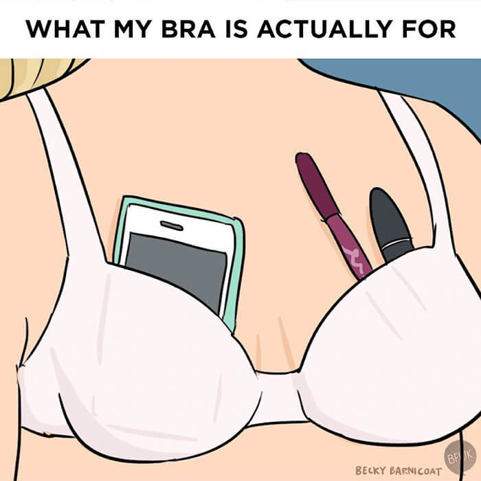 40 Hilarious Comics About How A Bra Can Ruin A Woman's Day - Stuff Men Will Never Understand