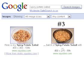 google image search spicy potato salad