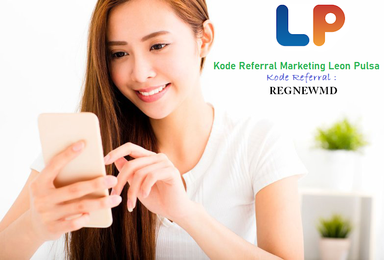 kode referral marketing leon pulsa, kode referral leon pulsa