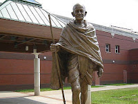 A Mahatma Gandhi's statue unveiled in Georgia.