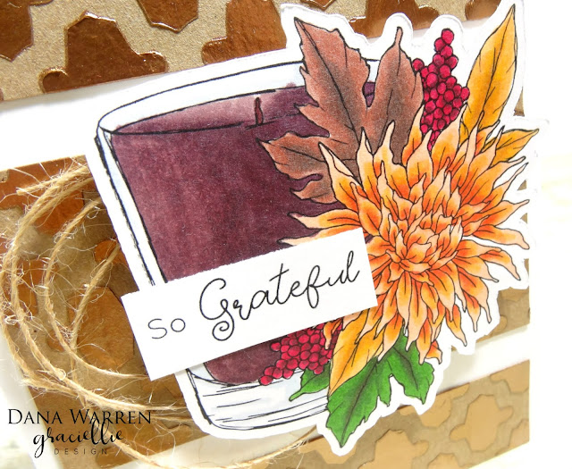 Dana Warren - Kraft Paper Stamps - Graciellie Designs - Spectrum Noir