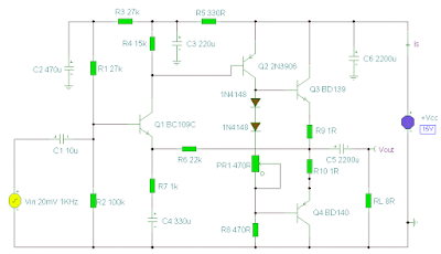 Low Power and Simple Power Amplifier