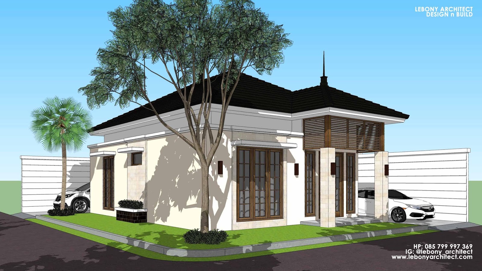 Lebony Architect Jasa Arsitek Semarang Desain Rumah Bapak Wid