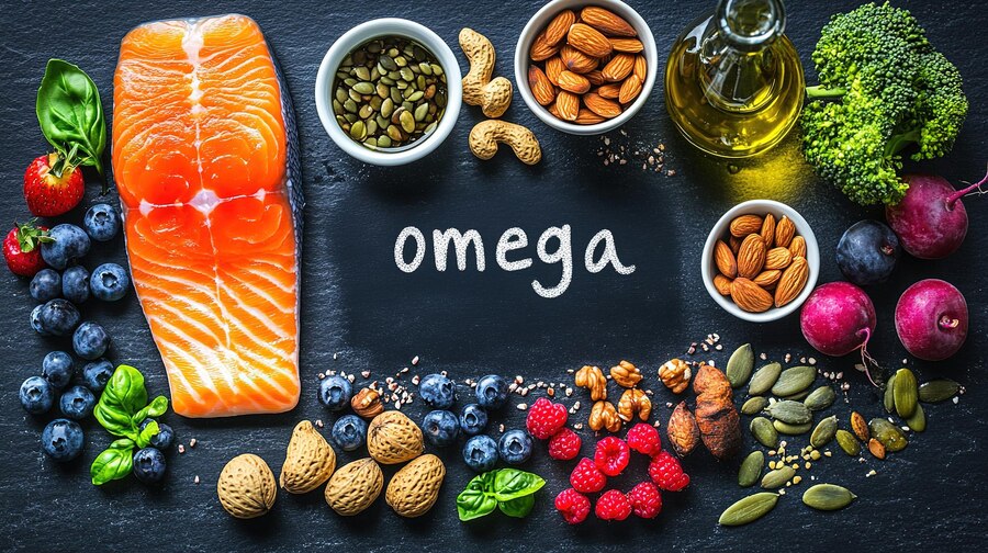 Omega-3-rich foods for hydrated nails