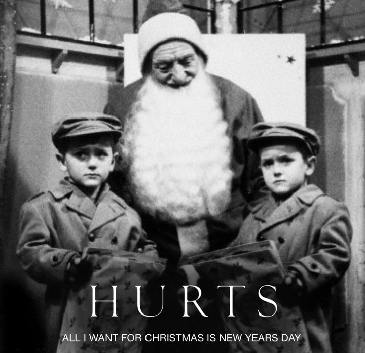 I never thought of Hurts as the sort of lads that would embrace the festive