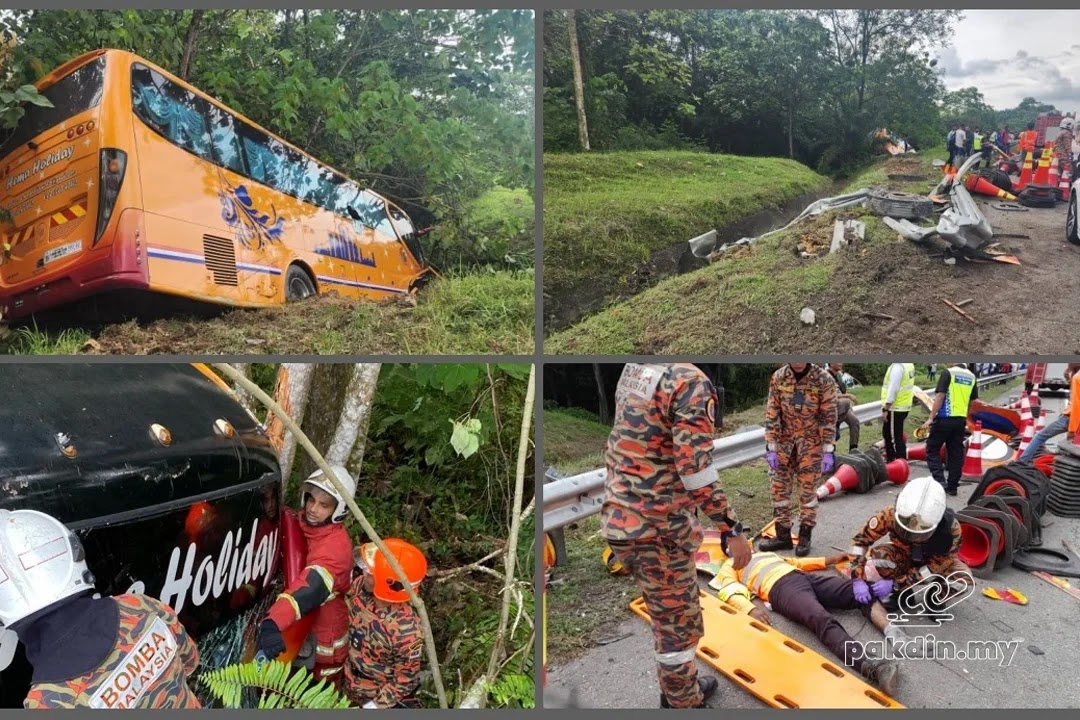 Bas bawa 24 penumpang jatuh gaung dekat Tanjung Malim