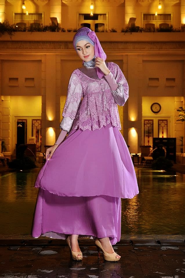 20 Baju Gamis  Pesta Brokat  Elegan Terbaru Kumpulan Model 