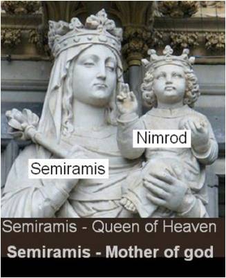 Resultado de imagen de semiramis y nimrod