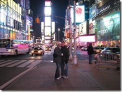 brian & amy in times square.