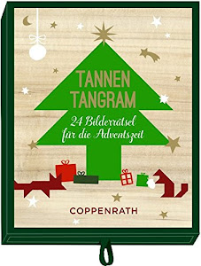 Schachtelspiel – Tannen-Tangram: 24 Bilderrätsel für die Adventszeit