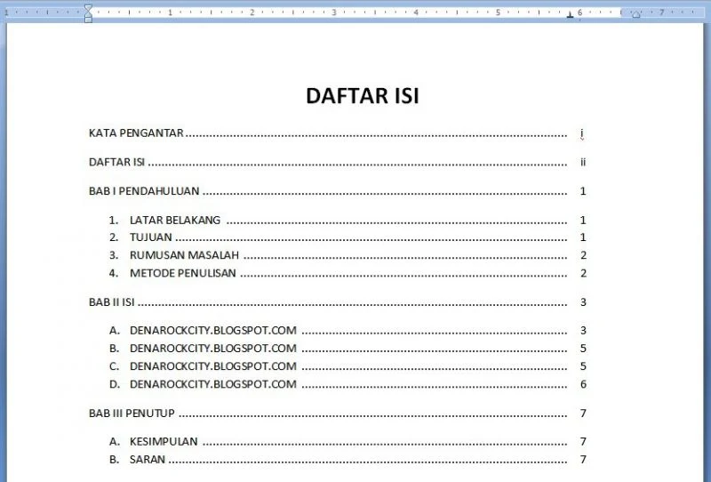 8 Contoh Makalah Cover Makalah Daftar Isi Makalah Amp Kata - Contoh daftar isi makalah