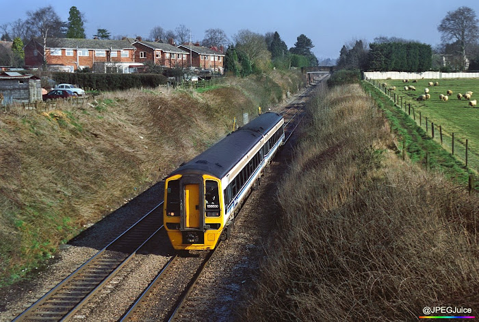 158830 in regional Railways Express livery