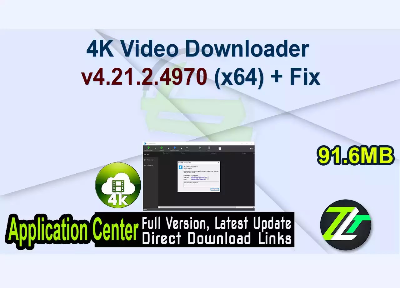 4K Video Downloader v4.21.2.4970 (x64) + Fix