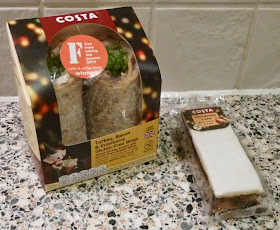 A combo of Christmas treats from Costa