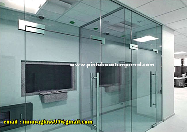  Pintu Kaca Tempered Harga Murah Dengan Frameless Patch 