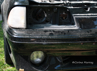 1987 Mustang 5.0 with Signal Light & Headlight Removed