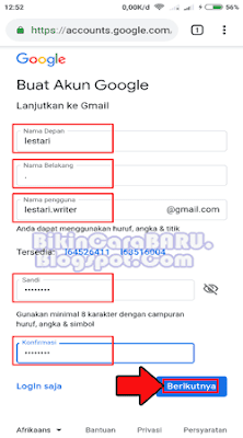 buat email dari hp langsung jadi