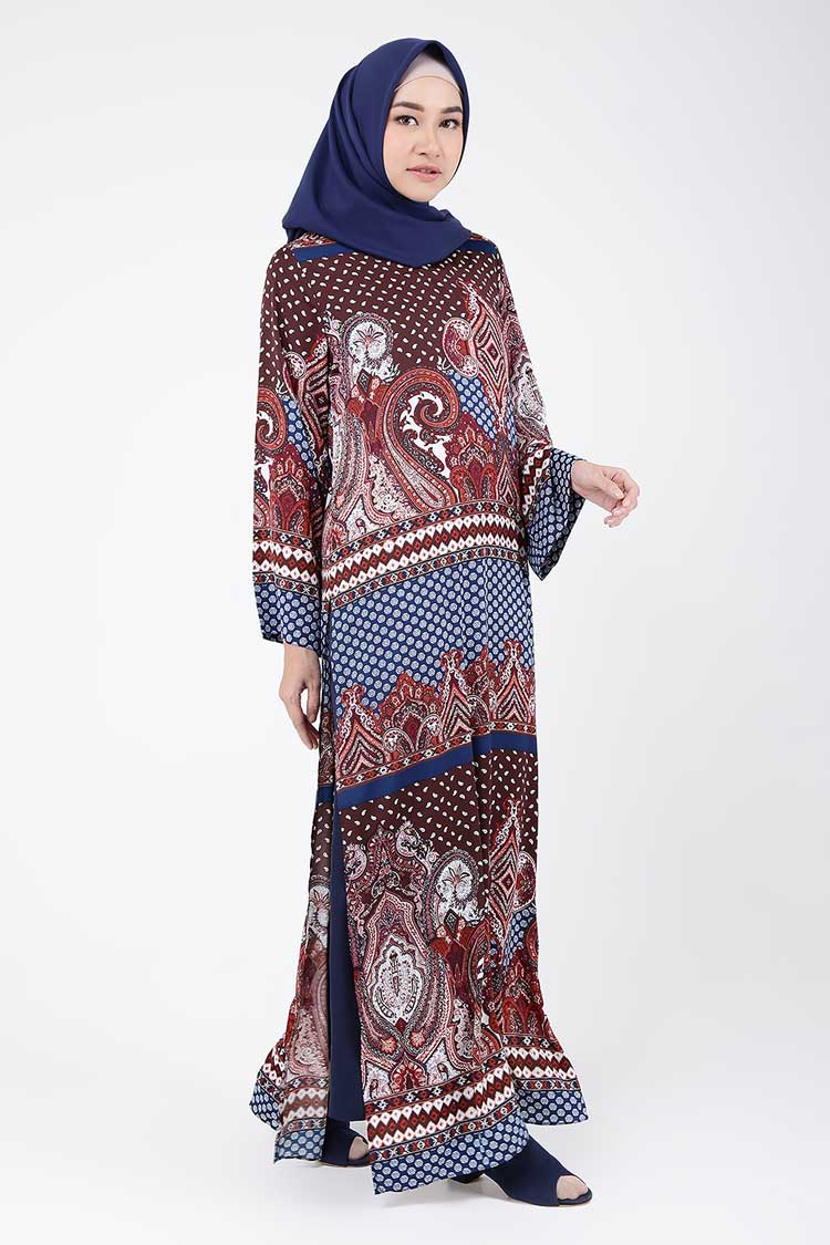  Model  Gamis Batik 