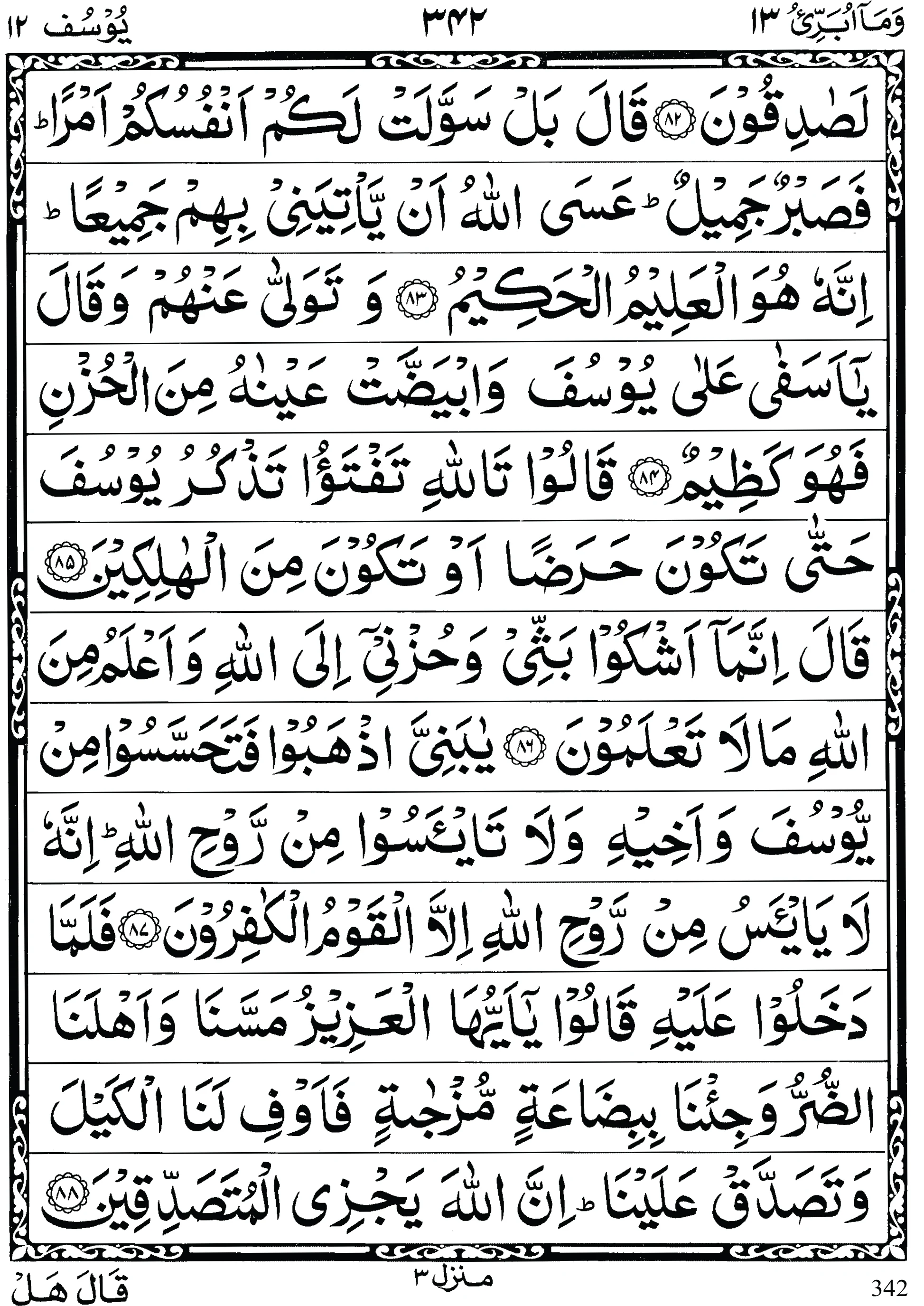 Quran para 13 | Quran para 13 WaMa Ubariyo | WaMa Ubariyo | Quran sipara 13 | Para 13 | 13th Para Recite Online and PDF| Quran Wazaif