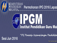 Semakan Keputusan Permohonan Kursus Maktab Perguruan IPG 2016