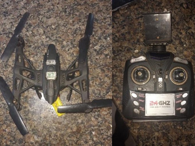 Polícia Militar impede venda de drone sem origem comprovada em bar 