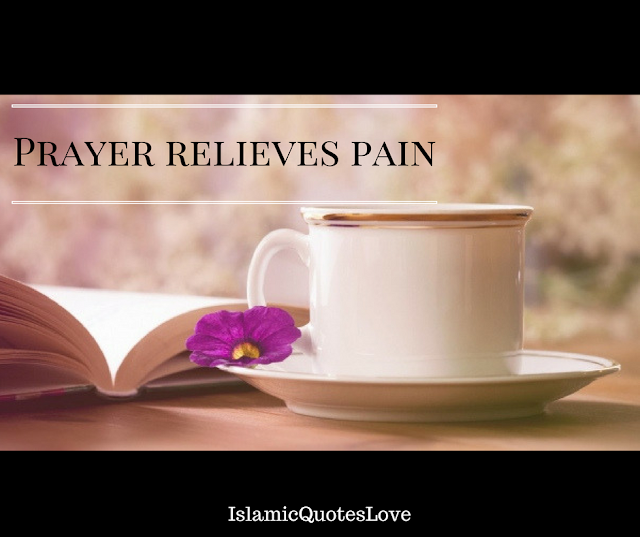 Prayer relieves pain