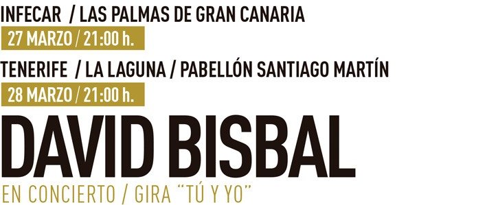 David Bisbal Gira Tu y Yo, Gran Canaria, Tenerife, Festival Mar Abierto 2015